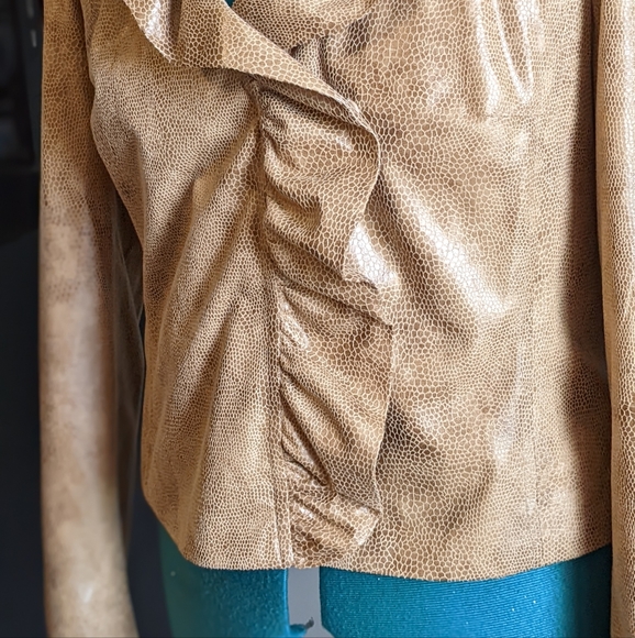 Leather Jacket - Sized Petite Small - Picture 6 of 10